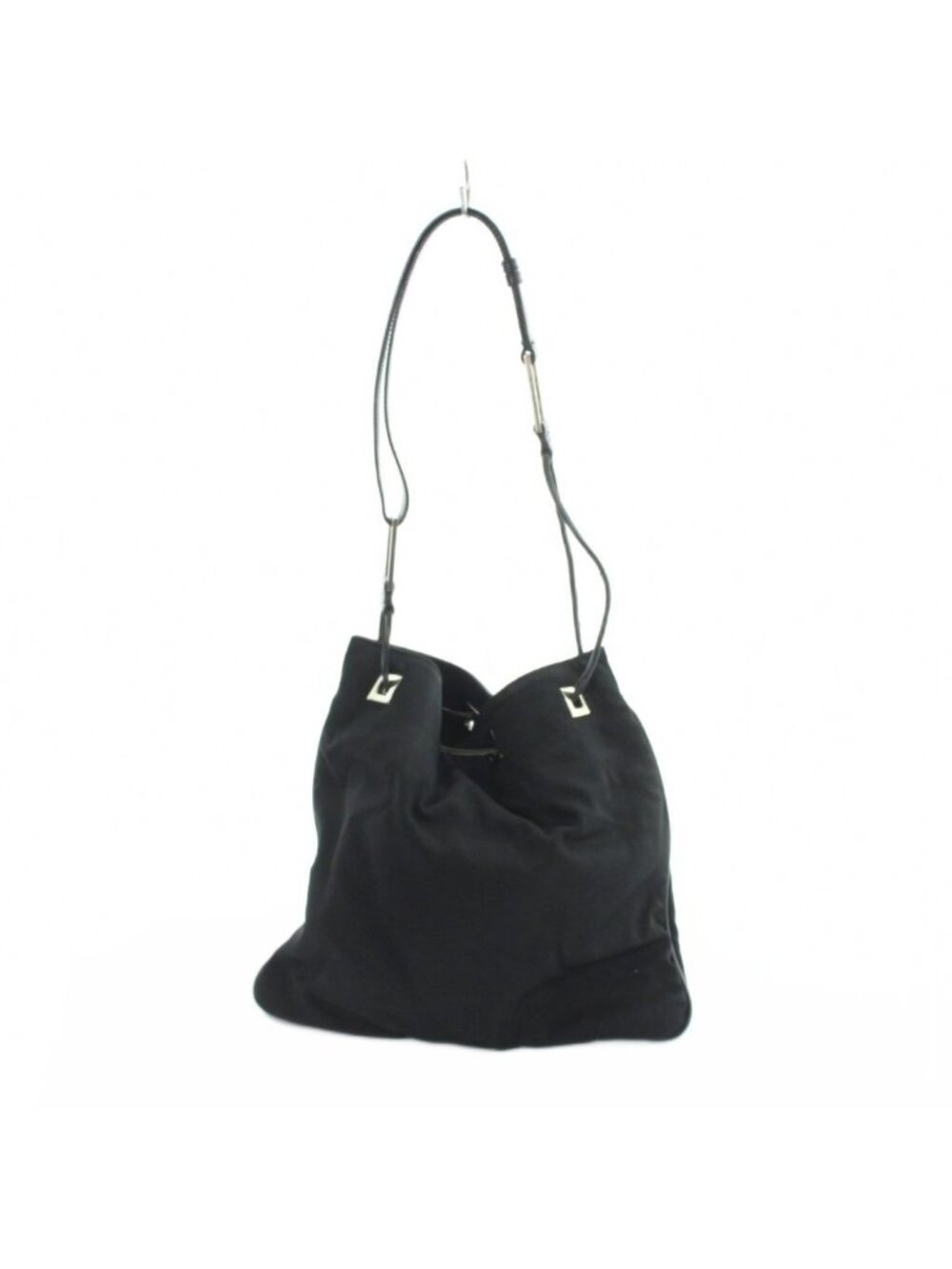 Gucci 001 Shoulder Bag Tote Logo Black